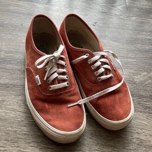 Red Suede Vans